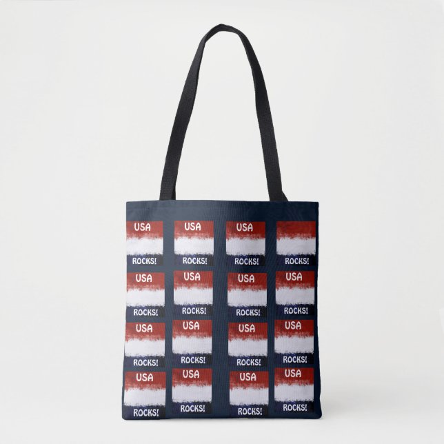 USA ROCKS   TOTE BAG (Front)