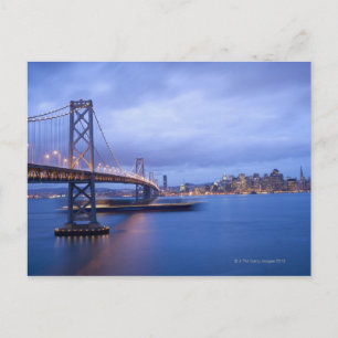 USA, San Francisco, City skyline with Golden 2 Postcard