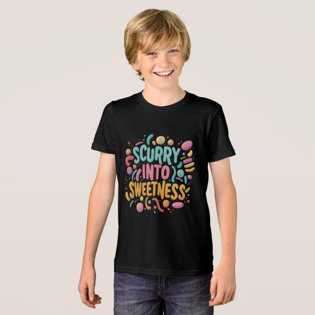 USA scurry into weetness  Tri-Blend Shirt (Front Full)