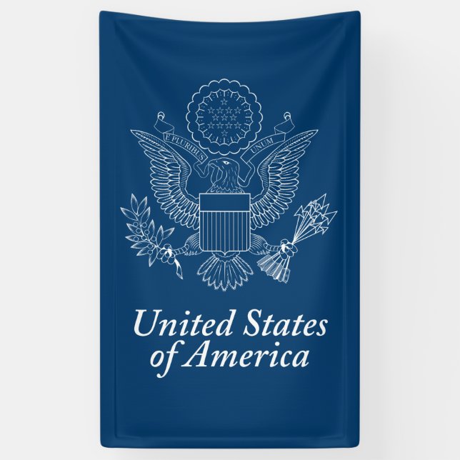 USA seal Banner (Vertical)