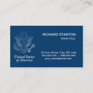 USA seal Business Card