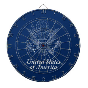 USA seal Dartboard