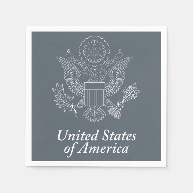USA seal Napkin (Front)