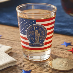 USA Semiquincentennial 250 Years of Liberty Shot Glass