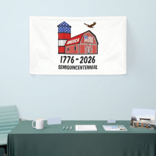 USA Semiquincentennial 250th Anniversary 1776–2026 Banner