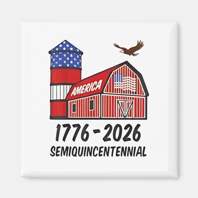 USA Semiquincentennial 250th Anniversary 1776–2026 Magnet (Front)