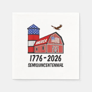 USA Semiquincentennial 250th Anniversary 1776–2026 Napkin