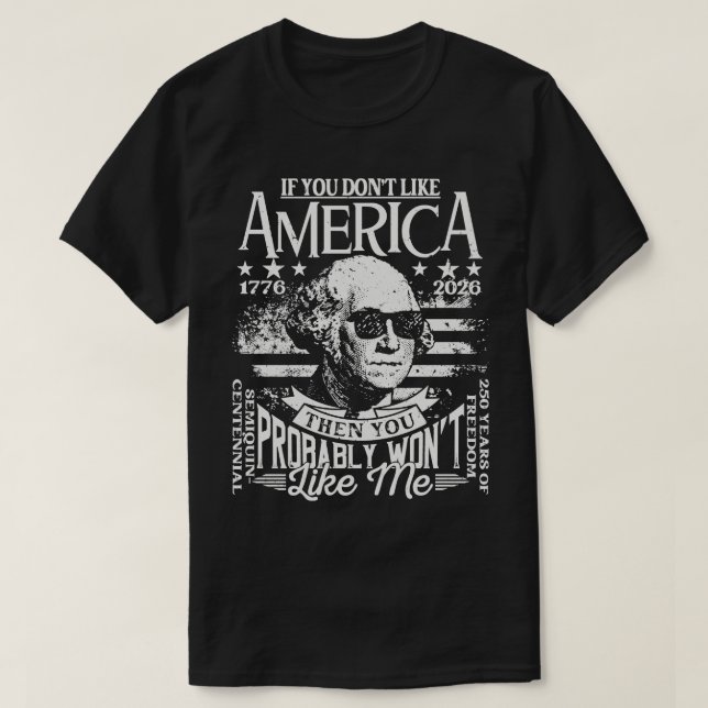 USA Semiquincentennial 250th Anniversary Celebrati T-Shirt (Design Front)