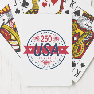 USA Semiquincentennial America's 250th Anniversary Playing Cards