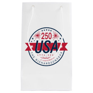 USA Semiquincentennial America's 250th Anniversary Small Gift Bag