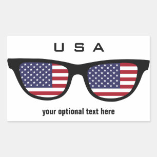 USA Shades custom stickers