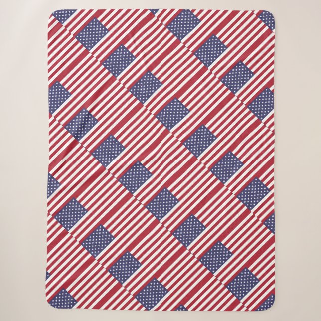USA SHERPA BLANKET (Front)