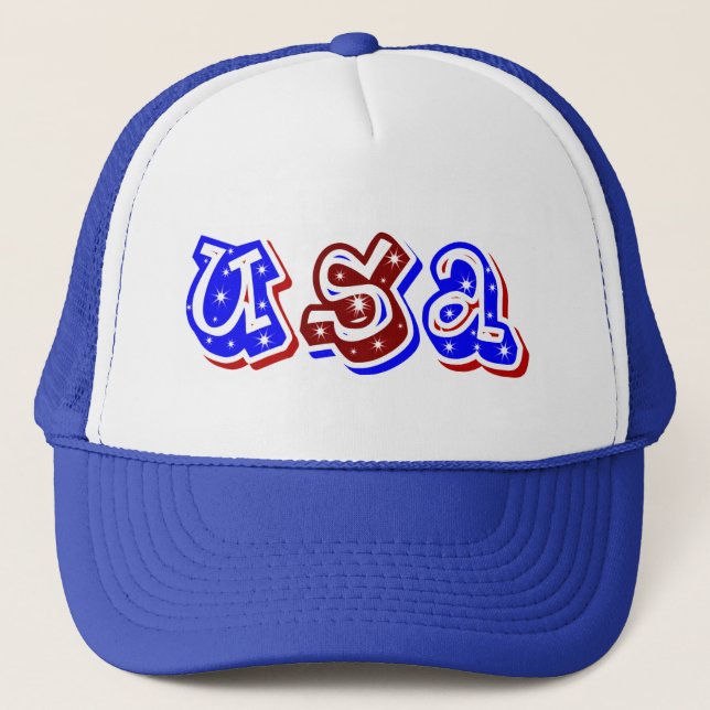 USA,Shine_ Trucker Hat (Front)