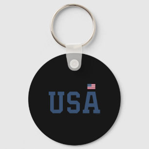 Usa Shirt Women Men Kids Patriotic American Flag J Key Ring