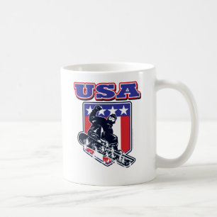 USA Snowboarder Coffee Mug