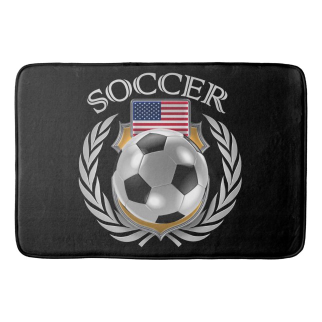 USA Soccer 2016 Fan Gear Bath Mat (Front)