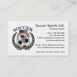 USA Soccer 2016 Fan Gear Business Card