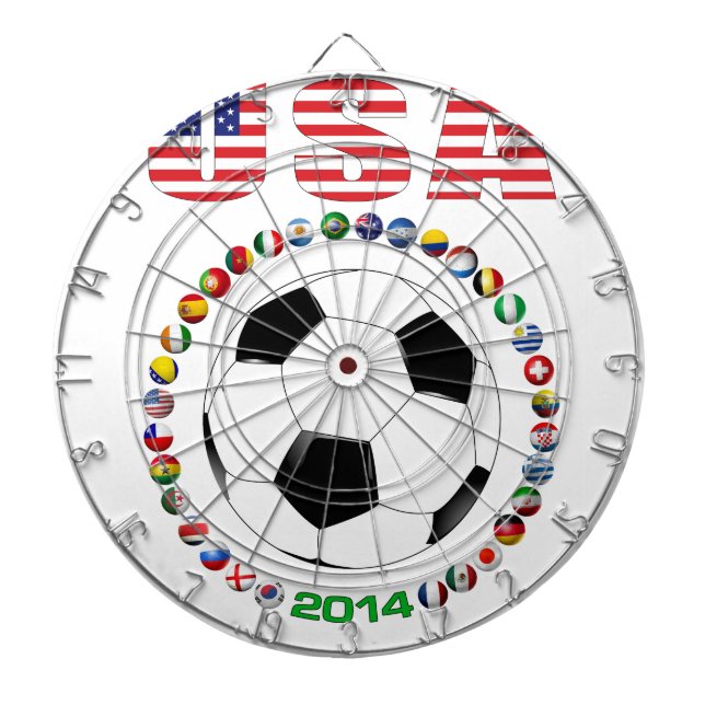 USA Soccer 4017 Dartboard (Front)