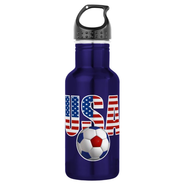USA Soccer 532 Ml Water Bottle (Front)