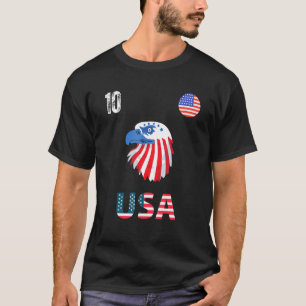 USA Soccer American Football US Soccer Eagle T-Shirt