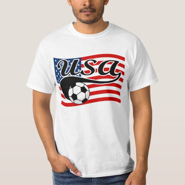 USA Soccer Ball T-Shirt (Front)