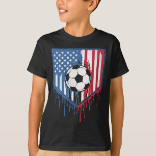 Usa Soccer Byll Flag Jersey T-Shirt