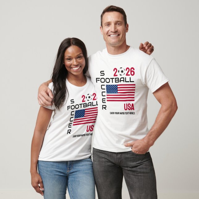 USA Soccer Custom 2026 ANY YEAR  T-Shirt (Unisex)