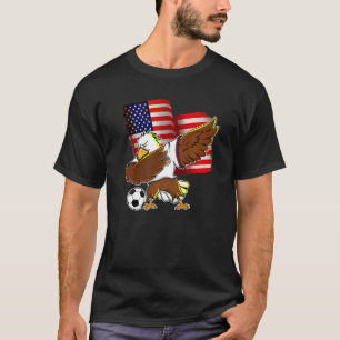 Usa Soccer Dabbing Eagle Fan Pledge Allegiance To T-Shirt