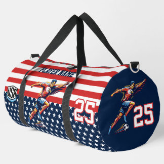 USA Soccer Eagle Athlete Patriotic National Team Duffle Bag
