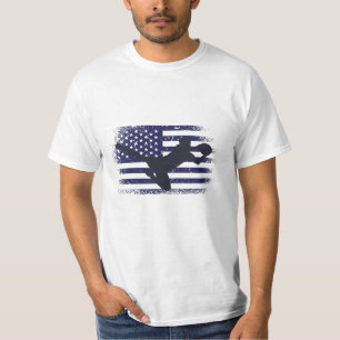 USA Soccer Fan Jersey Shirt American Flag