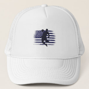 USA Soccer Fan Jersey Shirt American Flag Trucker Hat