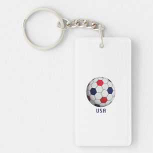 USA Soccer Key Ring