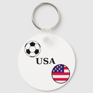USA Soccer Keychain