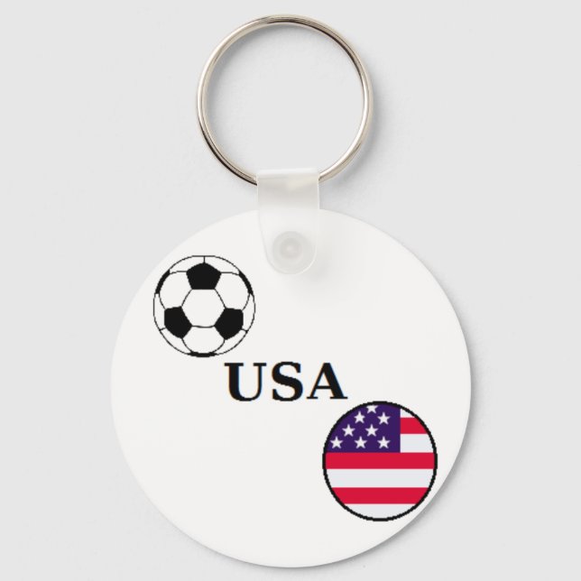 USA Soccer Keychain (Front)