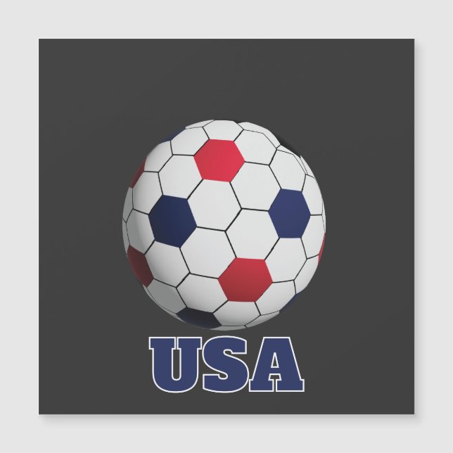 USA Soccer magnet (Front)
