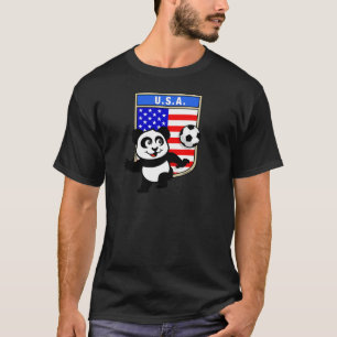 USA Soccer Panda T-Shirt