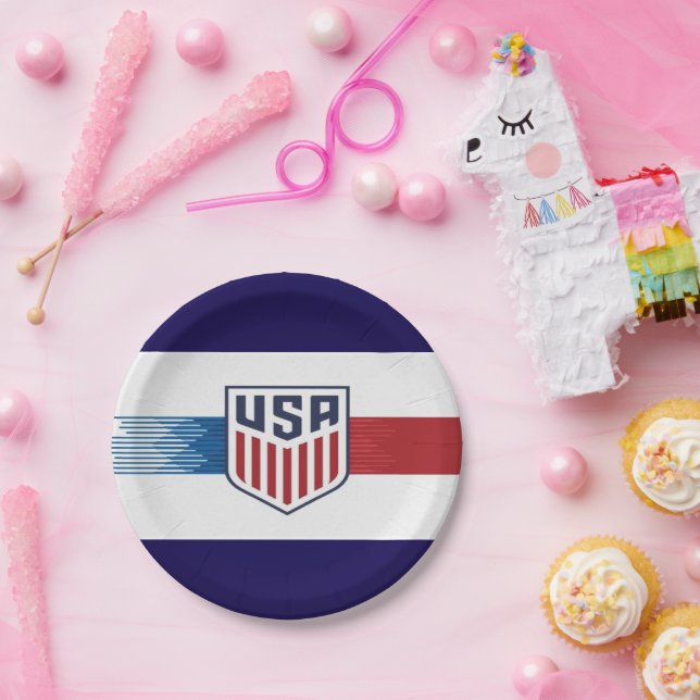 USA Soccer Party Paper Plate (Party)