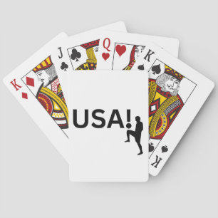 USA soccer player Playing Cards