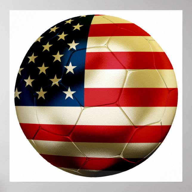 USA Soccer Poster (Front)