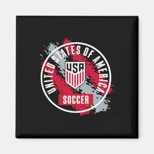 Usa Soccer Retro Paint Navy Usmnt Officially Licen Magnet