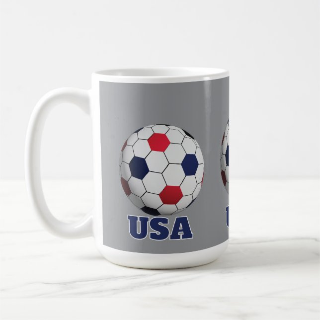 USA soccer shirt Coffee Mug (Left)
