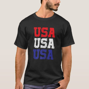 USA Soccer USA Patriotic Soccer Premium T-Shirt
