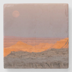 USA, South Dakota, Badlands National Park Stone Coaster