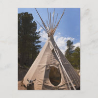 USA, South Dakota, Traditional Indian teepee