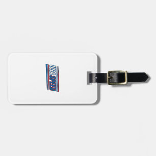 USA Speed Racing Patriotic Vintage Vector Design_1 Luggage Tag