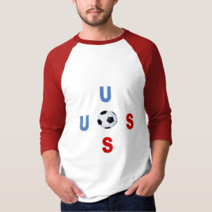 USA SPORT White Raglan T-shirt