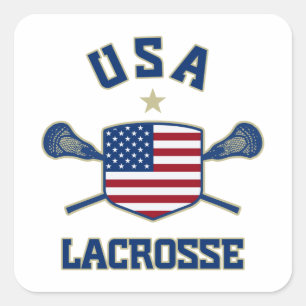 USA SQUARE STICKER