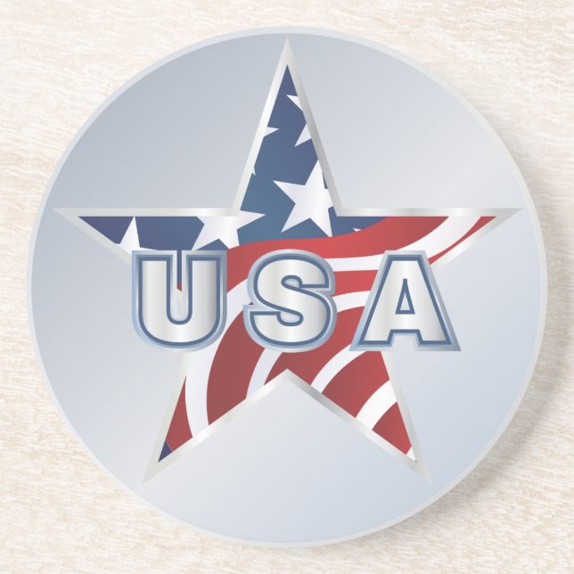 USA Star Coaster (Front)