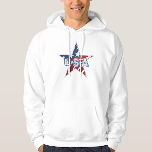 USA Star Hoodie (Front)