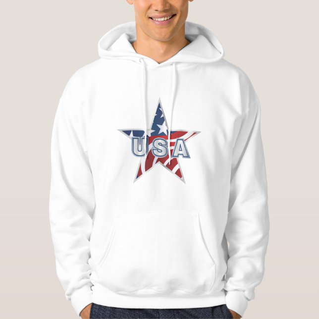 USA Star Hoodie (Front)